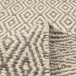 Vlnený koberec - Monastir (šedá/biela)