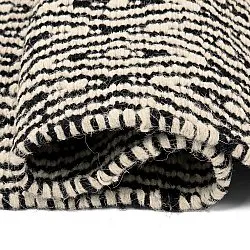 Vlnený koberec - Monastir (čierna/biela)