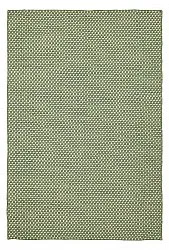 Vlnený koberec - Ovelia (zelený/biely)
