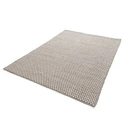 Vlnený koberec - Ovelia (taupe/biela)