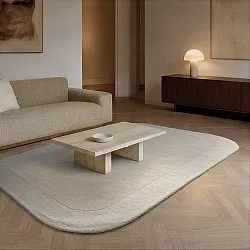 Vlnený koberec - Puri Hand Tufted Wool Premium (krémová/biela)