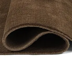 Vlnený koberec - Rozel ručne tkaná vlna Premium (hnedá)