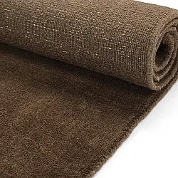 Vlnený koberec - Rozel ručne tkaná vlna Premium (hnedá)
