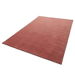 Vlnený koberec - Rozel Handloom Wool Premium (tlmená červená)