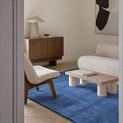 Vlnený koberec - Rozel Handloom Wool Premium (námorníctvo)