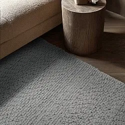 Ullmatta - Sala Irregular Wool Bubble (ljusgrå melerad)