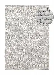 Ullmatta - Sala Irregular Wool Bubble (ljusgrå melerad)