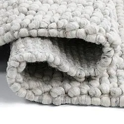 Ullmatta - Sala Irregular Wool Bubble (ljusgrå melerad)