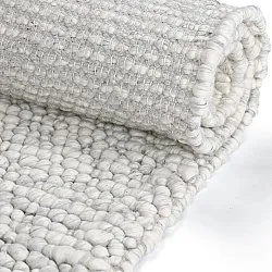 Ullmatta - Sala Irregular Wool Bubble (ljusgrå melerad)