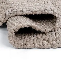 Ullmatta - Sala Irregular Wool Bubble (taupe/vitmelerad)