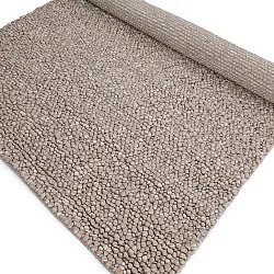 Ullmatta - Sala Irregular Wool Bubble (taupe/vitmelerad)