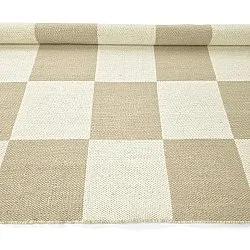 Vlněný koberec - Scacco (bílý/beige)