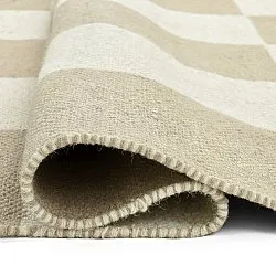Vlněný koberec - Scacco (bílý/beige)