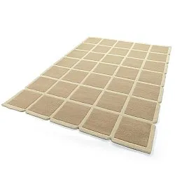 Vlnený koberec - Syl Hand Tufted Wool Premium (béžová/krémová)