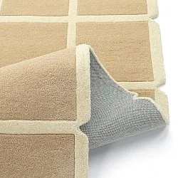 Vlnený koberec - Syl Hand Tufted Wool Premium (béžová/krémová)