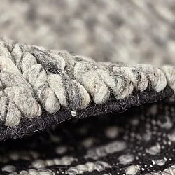 Vlnený koberec - Talvia Braided Wool (tmavošedý)