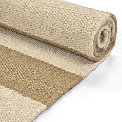 Vlněný koberec - Torquay (bílá/beige)