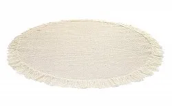 Kruhový koberec - Pike (krémový)