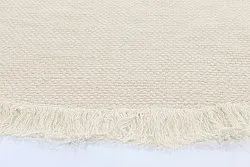 Kruhový koberec - Pike (krémový)