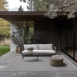 Koberec na interiér a exteriér - Bennett (šedý)