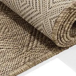 Koberec na vnútorné a vonkajšie použitie - Caldwell (hnedý)