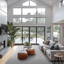 Koberec do interiéru a exteriéru - Tromsø (hnedý)