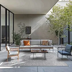 Koberec na vnútorné a vonkajšie použitie - Ellstin (šedý)