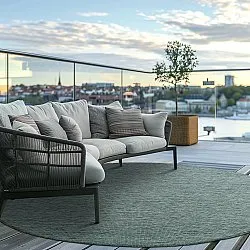 Kruhový koberec - Monsanto (zelený)