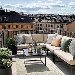 Shaggy Indoor/Outdoor - Hazleton (krémová)