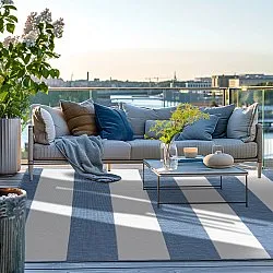 Koberec na vnútorné a vonkajšie použitie - Santana (modrý)