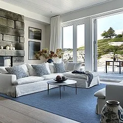 Koberec na interiér a exteriér - Monsanto (modrý)