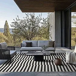 Koberec na interiér a exteriér - Otto (čierny)