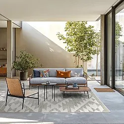 Shaggy Indoor/Outdoor - Patton (šedá)