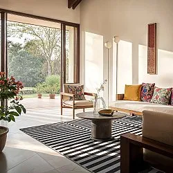 Koberec do interiéru a exteriéru - Roscoe (čierny)