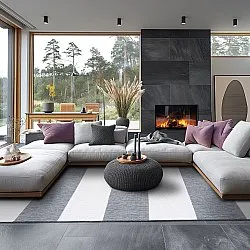 Koberec na vnútorné a vonkajšie použitie - Santana (šedý)