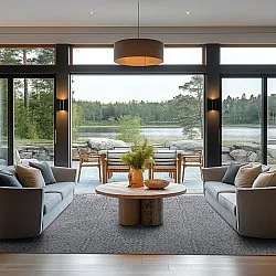 Koberec pre interiér a exteriér - Alesund (šedý)