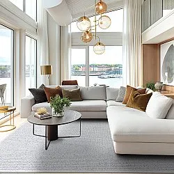 Inomhus- utomhusmatta - Tromsø (silver)