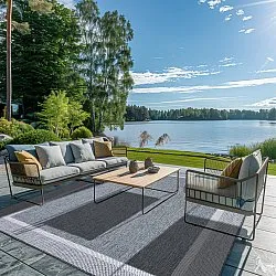 Koberec do interiéru a exteriéru - Alta (šedý)