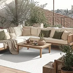 Koberec na interiér a exteriér - Thurman (offwhite)