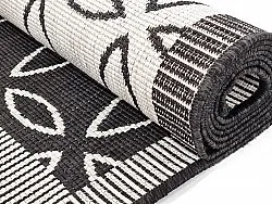 Koberec na vnútorné a vonkajšie použitie - Dewey (čierny)