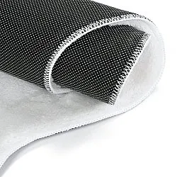 Vågig Gångmatta - Aranga Super Soft Fur (vit)