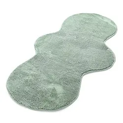 Vågig Gångmatta - Aranga Super Soft Fur (grön)
