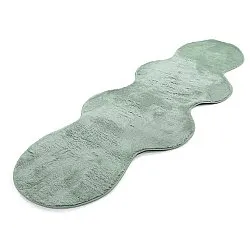 Vågig Gångmatta - Aranga Super Soft Fur (grön)