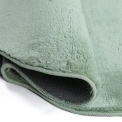 Vågig Gångmatta - Aranga Super Soft Fur (grön)