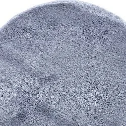 Vågig Gångmatta - Aranga Super Soft Fur (stålblå)