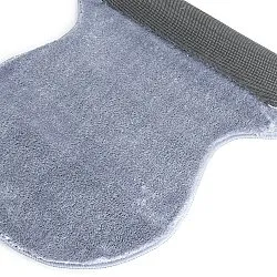 Vågig Gångmatta - Aranga Super Soft Fur (stålblå)