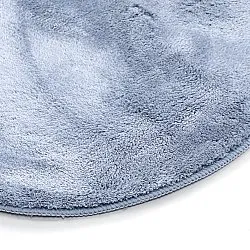 Vågig Gångmatta - Aranga Super Soft Fur (stålblå)