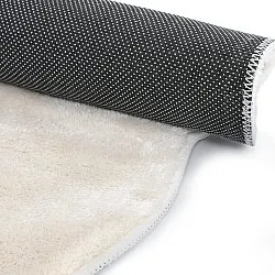 Vågig Rund Matta - Aranga Super Soft Fur (beige)