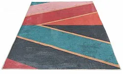 Koberec Wilton - Sanya (červená/multicolor)