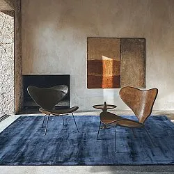 Koberec z viskózy - Jodhpur Špeciálna Luxusná Edícia (modrá)